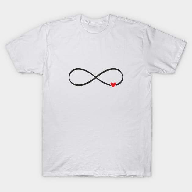 heart infinity symbol love sign gift